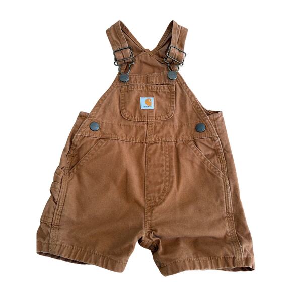 Carhartt Other - Carhartt baby Brown denim overalls size 3M